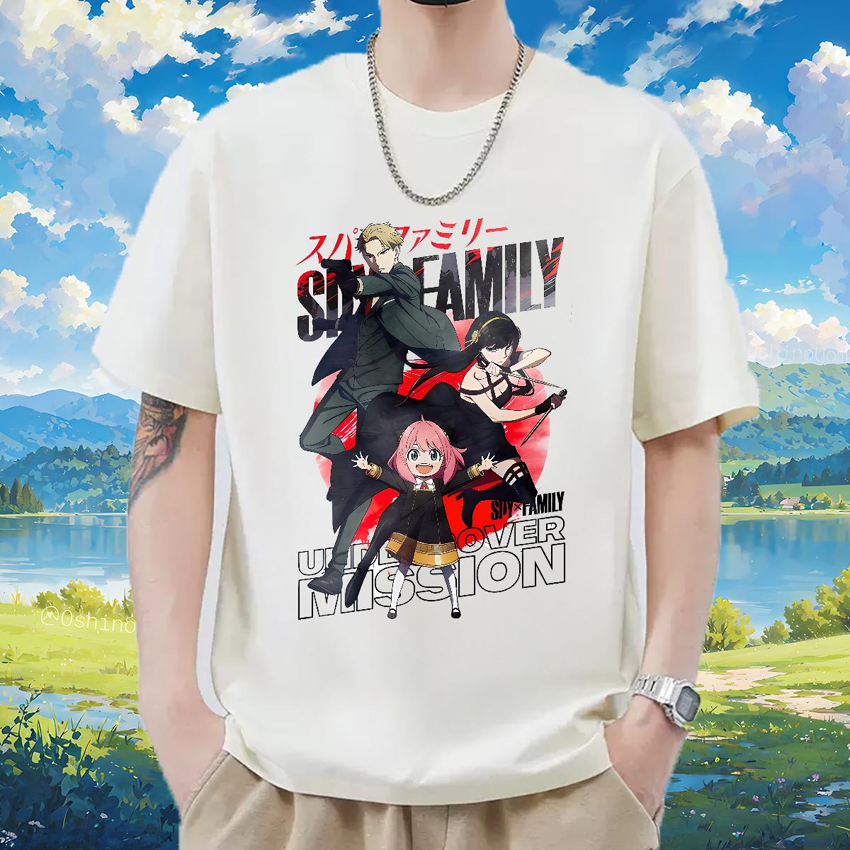 Brand Men Tops Tees Cotton Breathable Short Sleeve High Street Hip Hop Men T Shirts Anime DIY Customized Tops Shirt