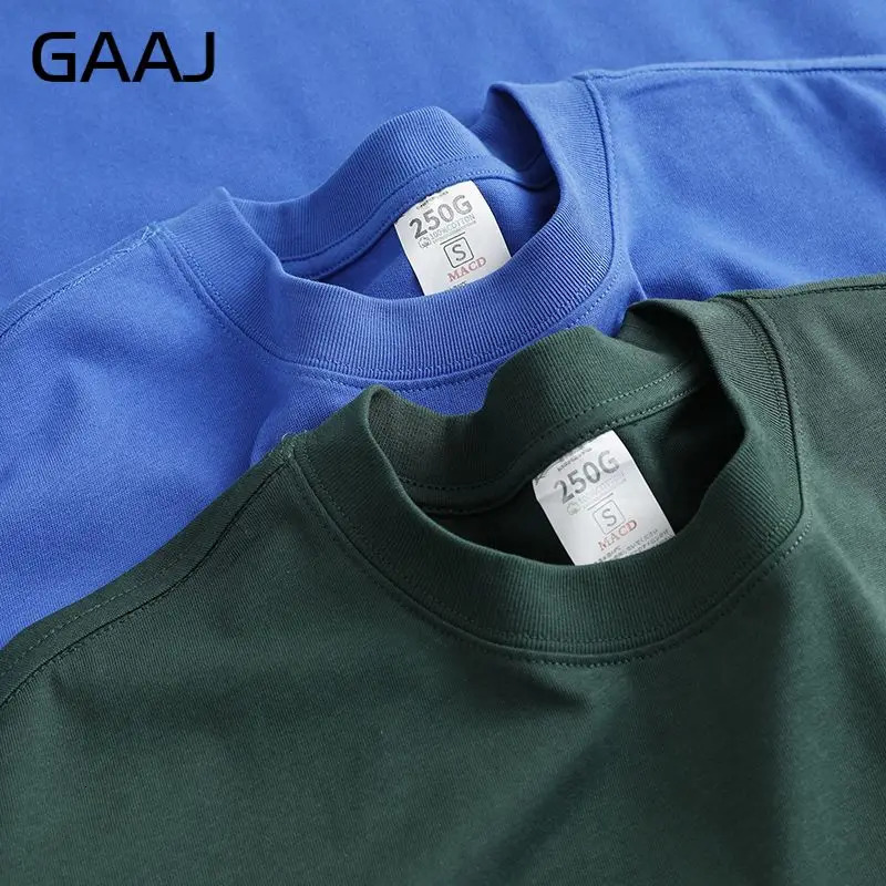 100 Heavy Weight Cotton T shirt For Men WomenShort Sleeve Plain TopsSolid Oversized Tee ShirtsQuality Clothing 88oz 250gsm 240712