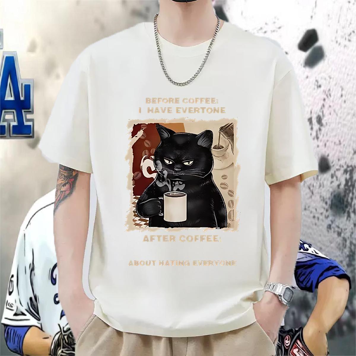 Classic T shirt Graphic Men Tops Tees Casual Daily Wear Cotton Breathable Short Sleeve Cool Design Clothings