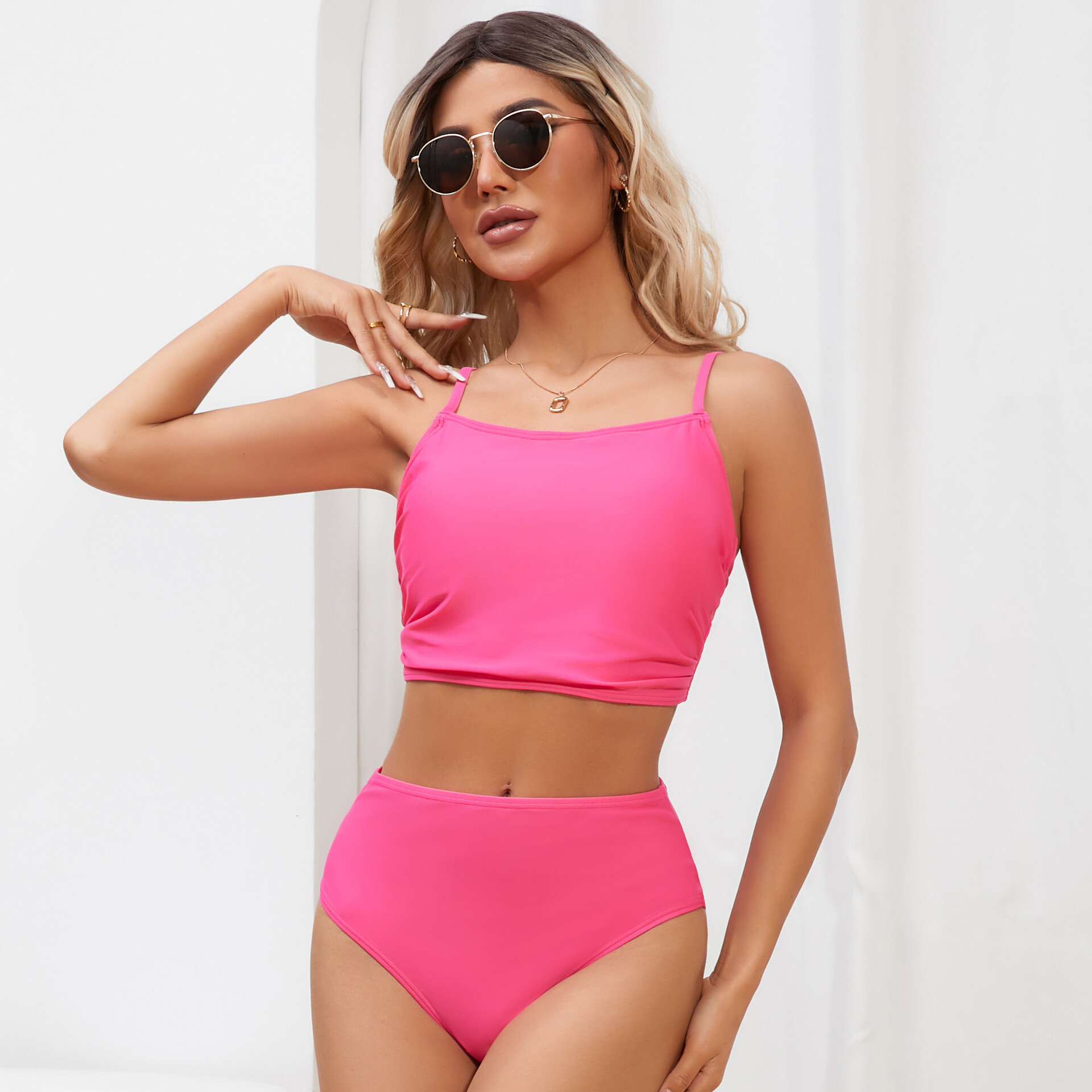 Retro Washable Fashion Versatile 2024 New Suspender Conservative Beautiful Back Strap Split Swimsuit Self-cultivation Temperament Bifurcated Short Nov