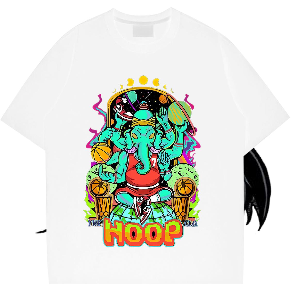 Fashion Casual Man T Shirts Anime Print Couples T Shirts Hip Hop Short Sleeve Cotton O-Neck Comfortable Tee Shirt