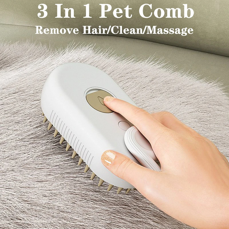 Removable Pet Hair Remover Sprays Cat Hair Brush Pet Comb Cat Lint Remover Pet Dryer Dog Grooming Tools for Dogs Accessories