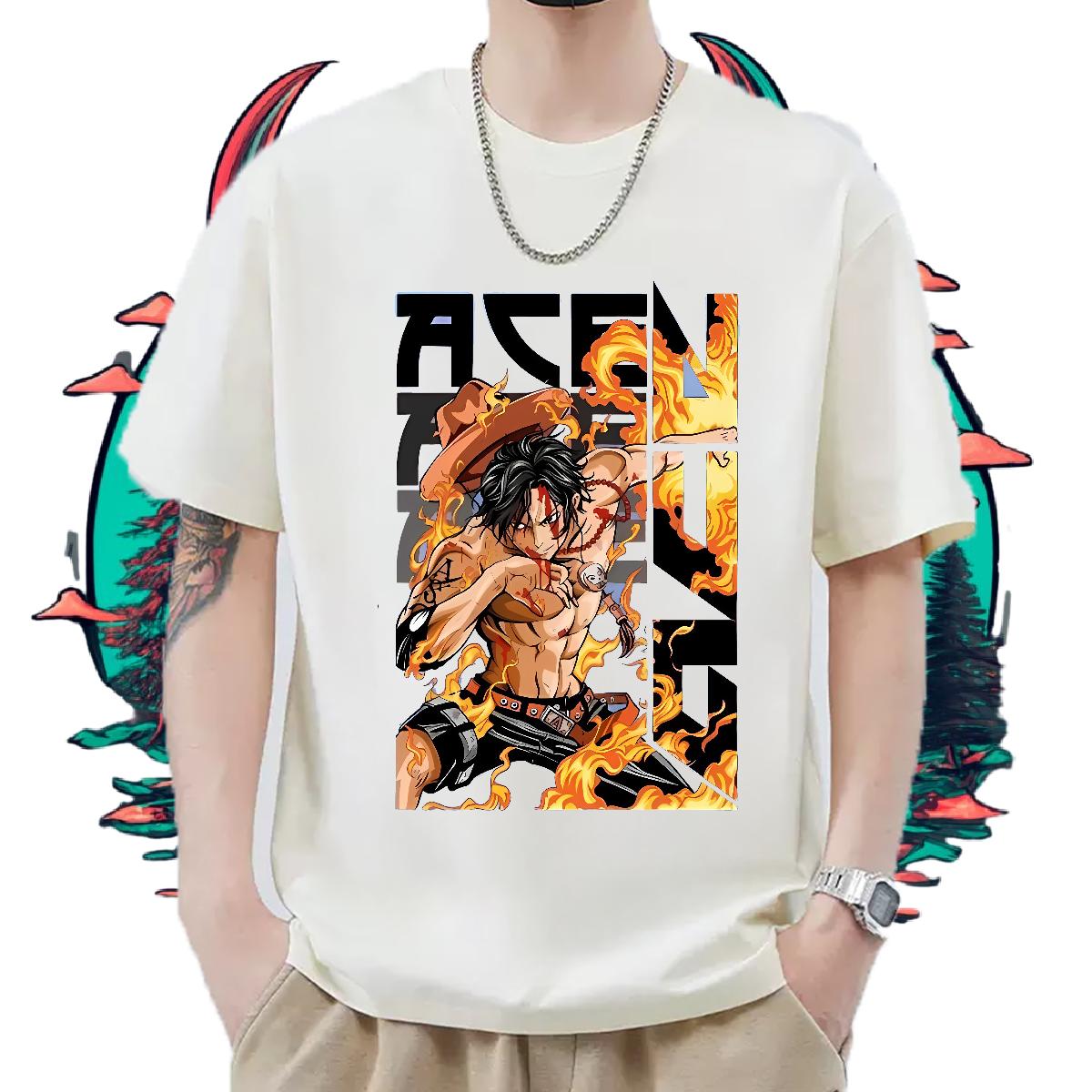5A Men Tees Cotton Breathable Street Casual T shirt DIY Anime Fashion Designer Tops