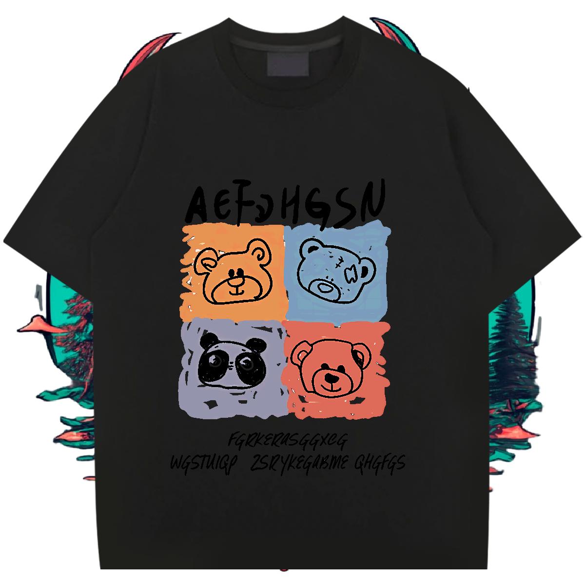 Fashion Man T Shirts Custom Print Plus Size Men Tshirts Spring Summer Cotton Breathable Soft Unisex Tops Shirt