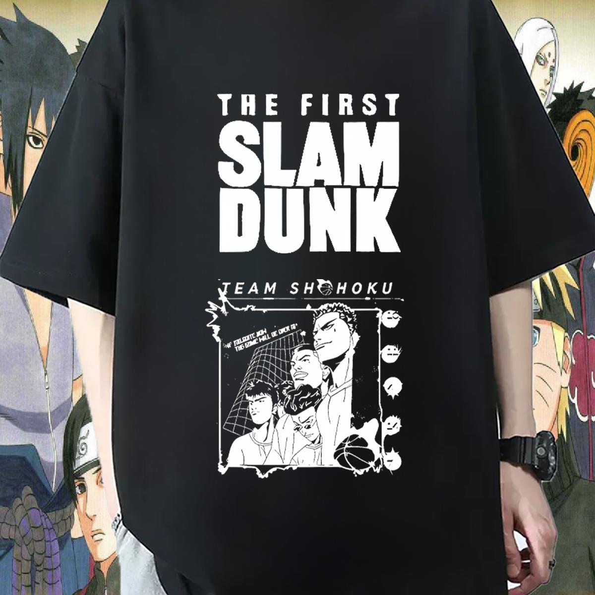 Brand T-Shirts Home Outdoor Round Neck Short Sleeve Men Tees Fashion Anime Print Tshirts