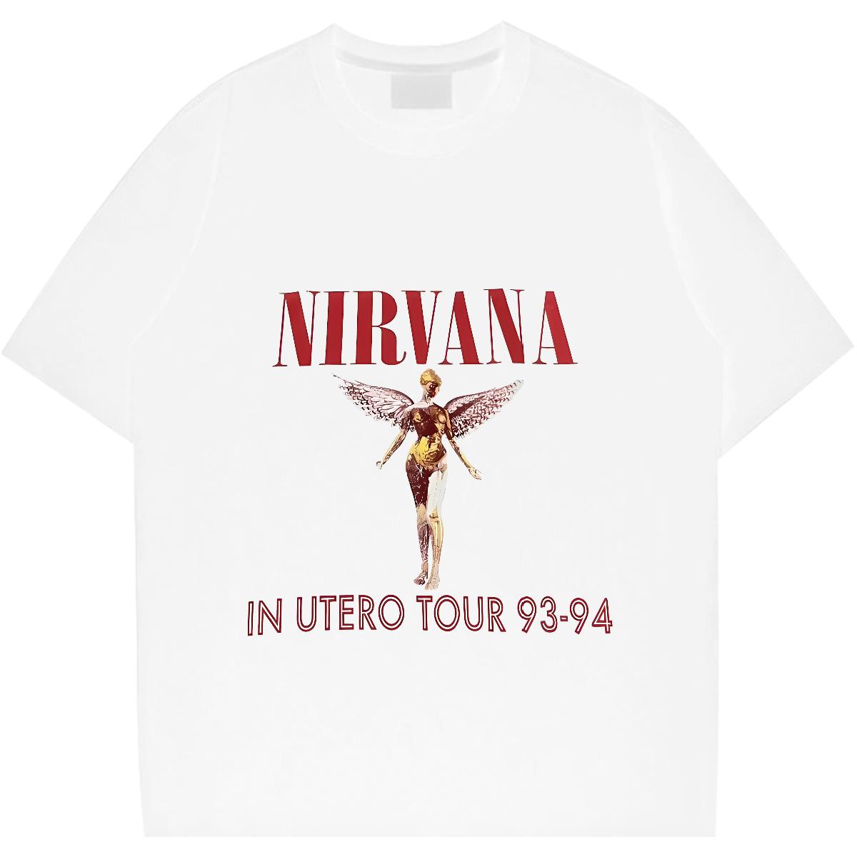 Factory Direct Mens T Shirts Floral Print Men Clothes T-Shirt Anime Printing Street Cotton Breathable Short Sleeve Loose Fit Tops