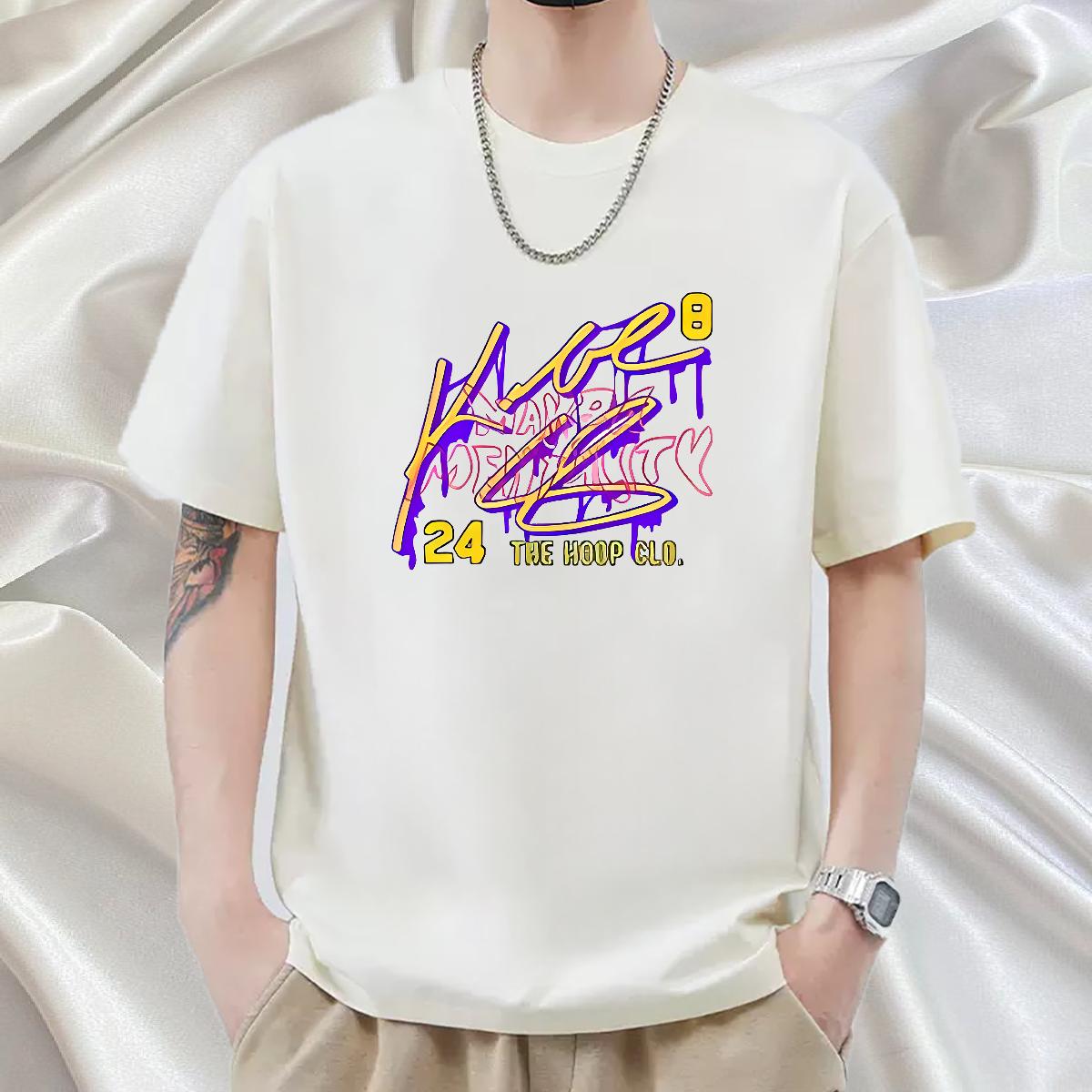 New Arrival T shirt Custom Anime Men Clothes T-Shirt Street Wear Short Sleeve Cotton O-Neck High Quality Tops