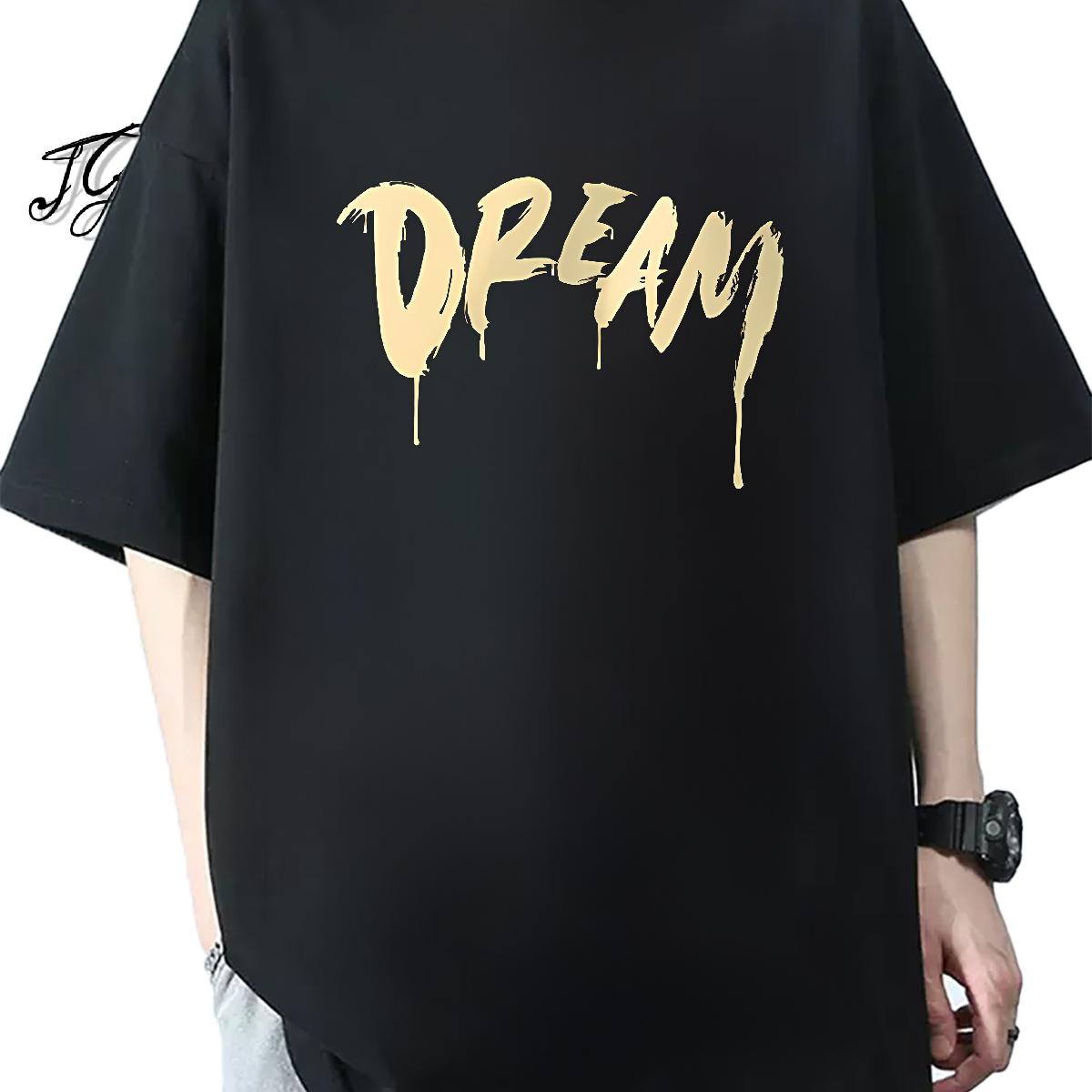 2024 New T Shirts Men DIY Printed Mens Tshirts Hip Hop Street O-Neck Short Sleeve Cotton Designer Top Tees