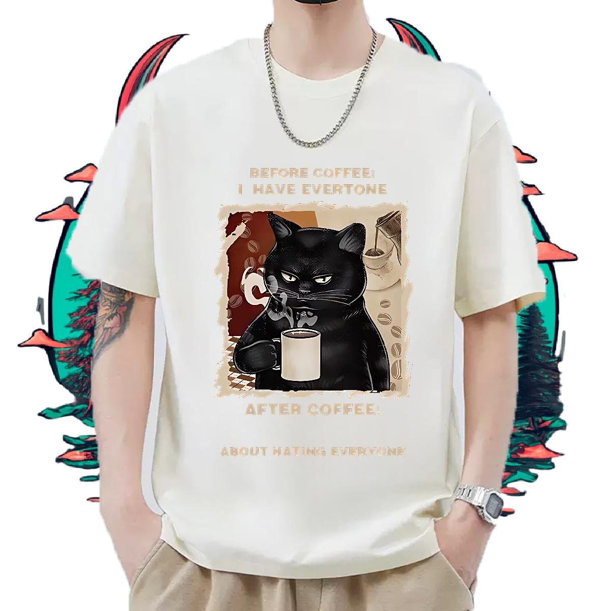 Classic T-Shirts for Men Casual Beach 180g Cotton Couples T Shirts Fashion Designer Skull Tee Shirt