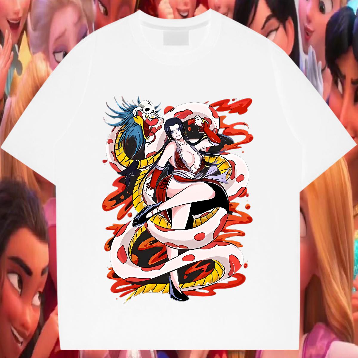 Casual New T shirt Floral Print Hip Hop Street Men Clothes T-Shirt Cotton O Neck Short Sleeves Loose Fit