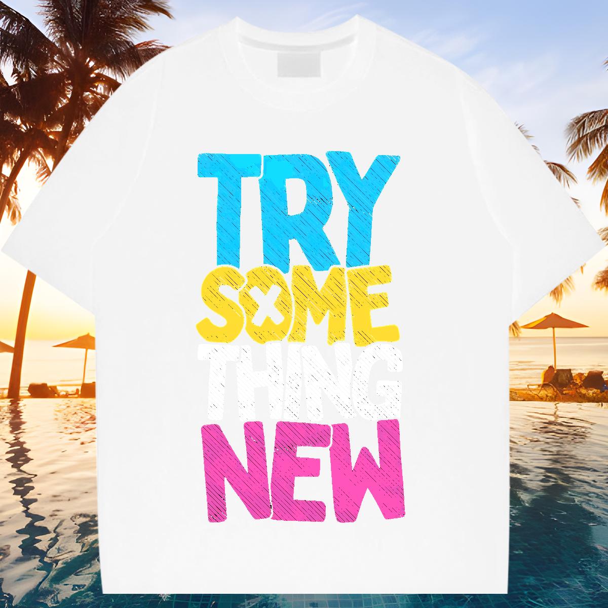 Loose Fit Men Tshirts Round Neck Short Sleeve Sport Man T Shirts Cartoon Print New Arrival Tee Shirt