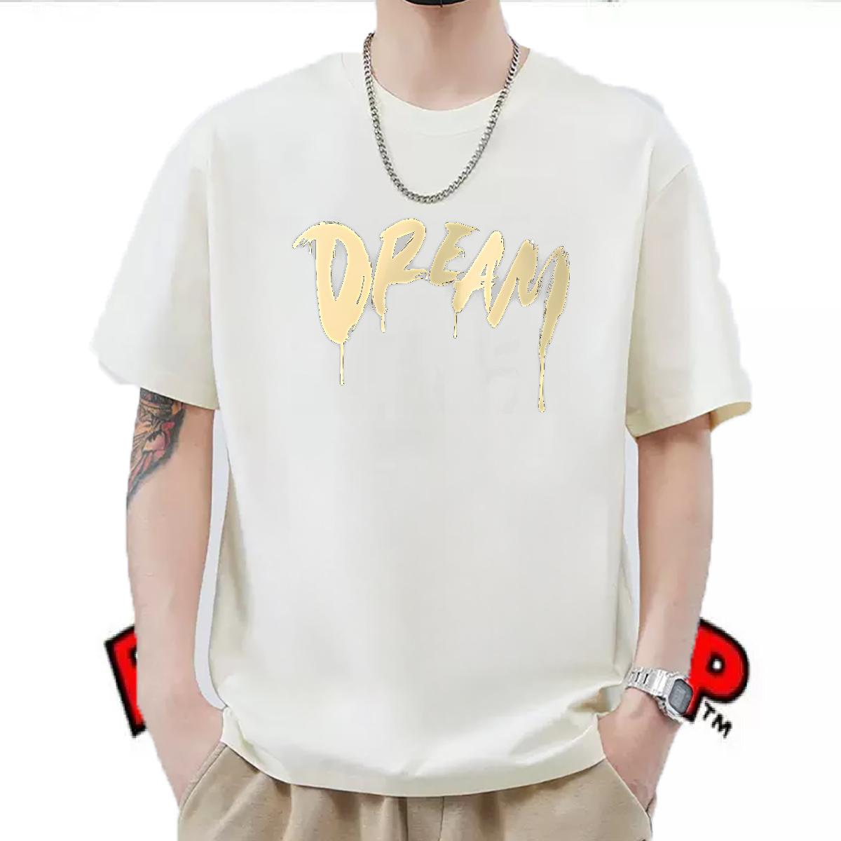 Classic Man T Shirts Custom Printed Casual Beach Men Tops Tees Round Neck Short Sleeve Cool Design