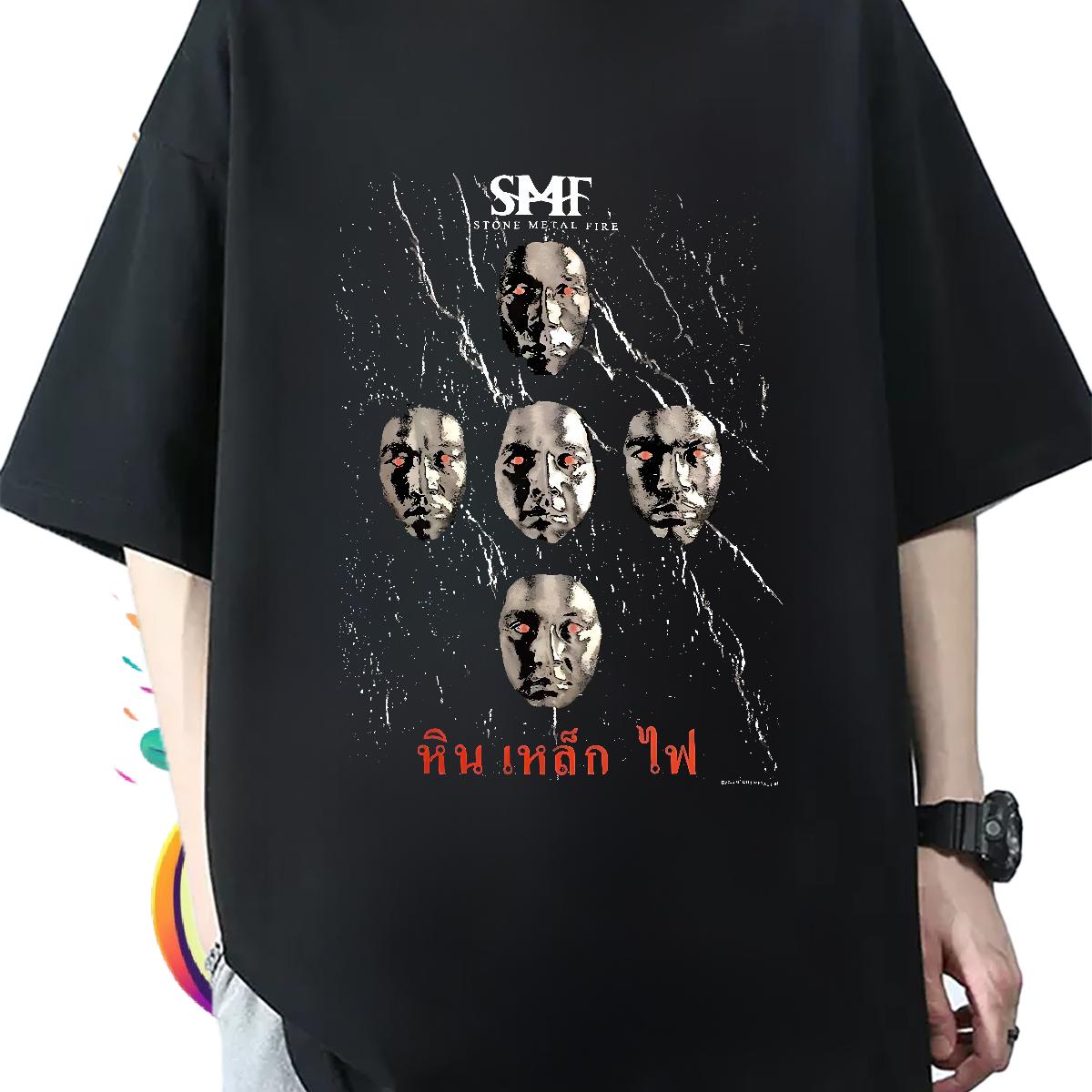 DIY T Shirt For Man Custom Cartoon High Street Hip Hop Couples T Shirts O-Neck Short Sleeve Cotton 5A