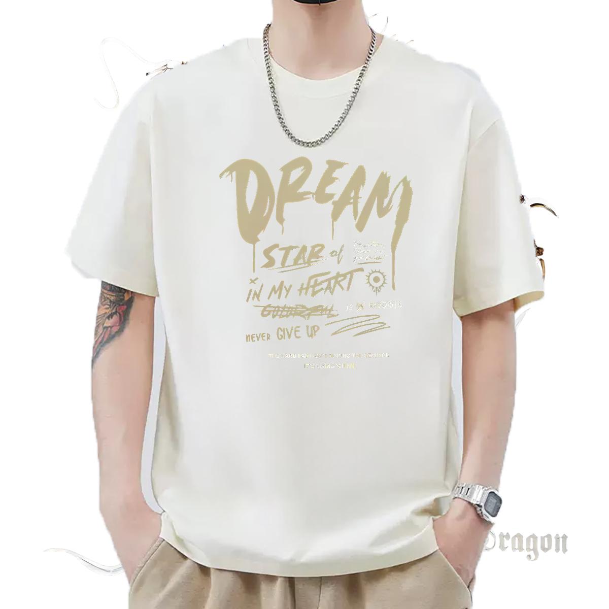 5A Mens Tshirts Breathable Crew Neck Spring Summer T-Shirts Customized Print Designer Clothes