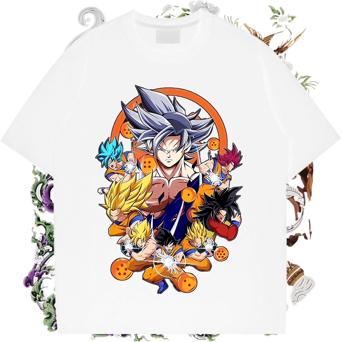 New Men T Shirts 180g Cotton Beach Men Tshirts DIY Anime Cool Clothes