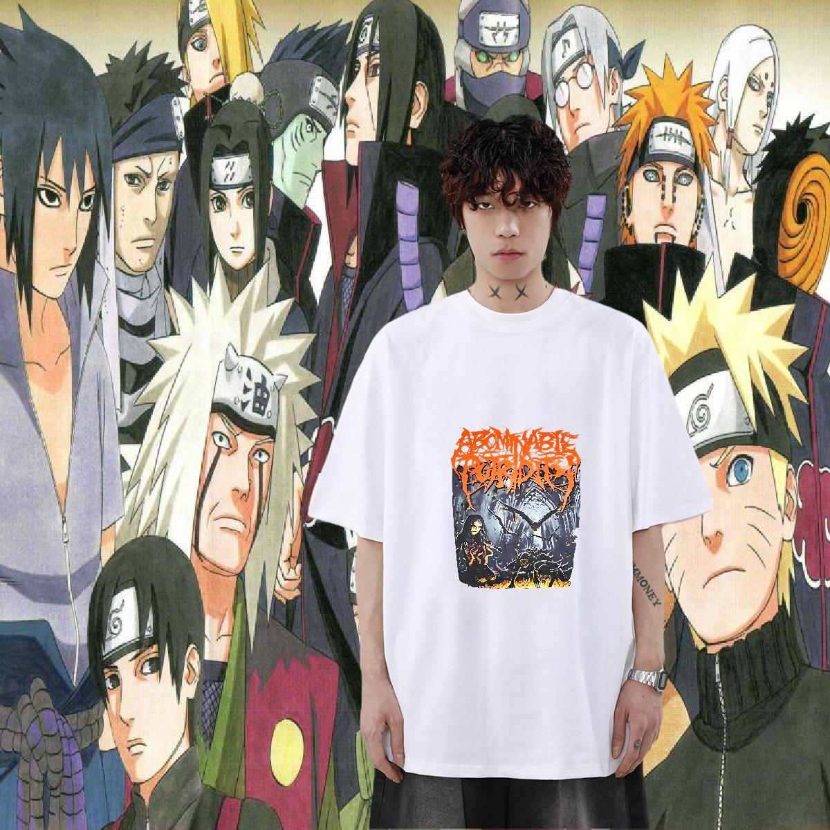 DIY T Shirt For Man Anime Men Clothes T-Shirt Street Wear Short sleeve Cotton Soft Unisex Clothings