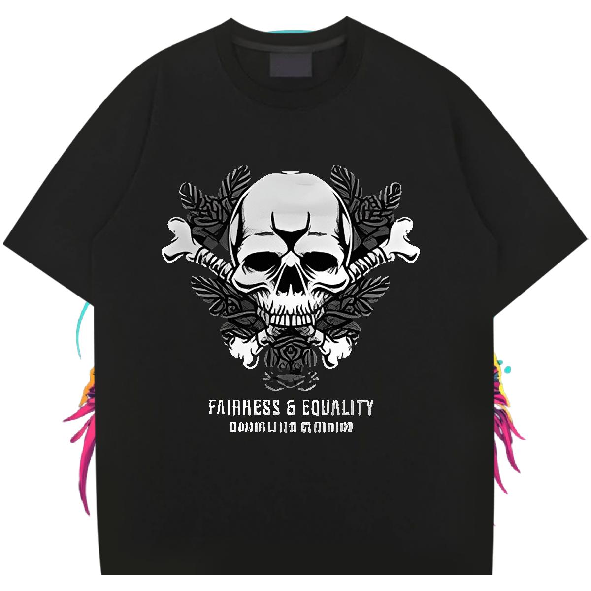 Designer T shirt DIY Printed Men Tees Casual Cotton O Neck Short Sleeves Cool Design Wear