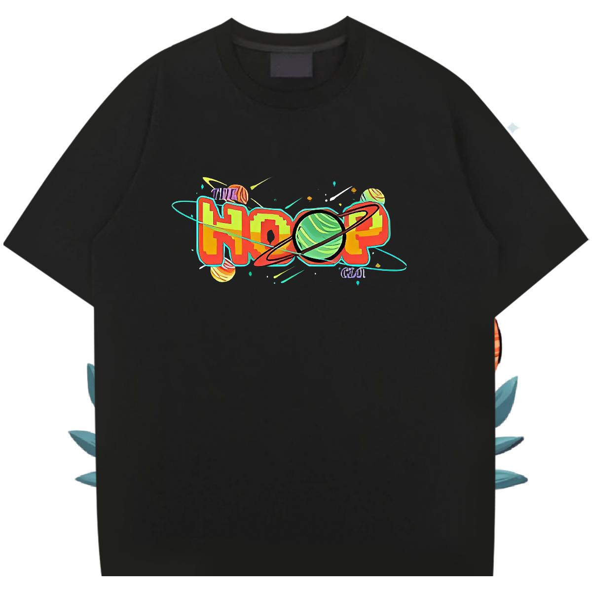 Popular Men Tops Tees Breathable Crew Neck Street wear Hip Hop T Shirts Men Customized Print 2024 Summer Wear