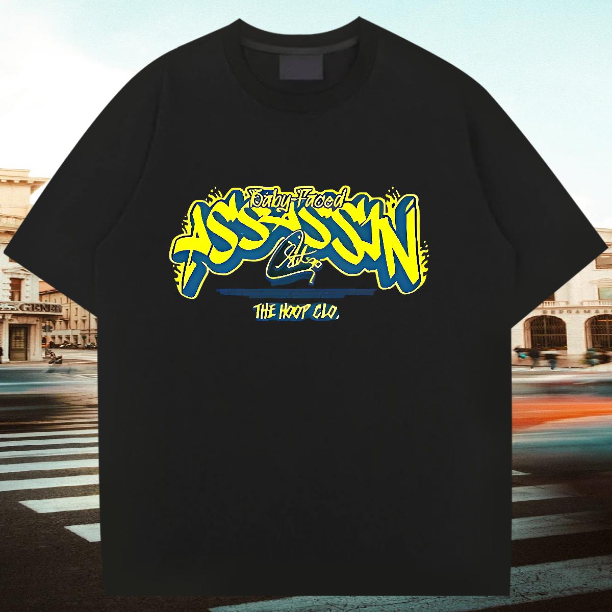 5A T Shirt For Man Outdoor Breathable Crew Neck Men Tees Designer Fashion Anime Print Clothings