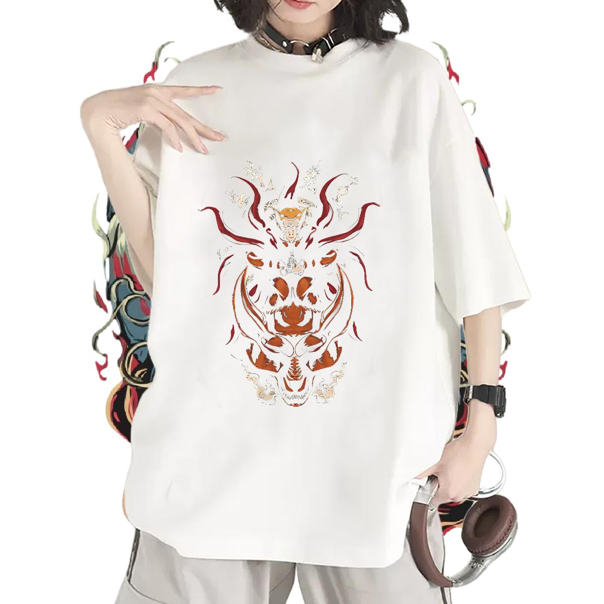 Classic T-Shirts Short sleeve Cotton Soft Skull Tee Shirt Beach Designer Womens Tshirts