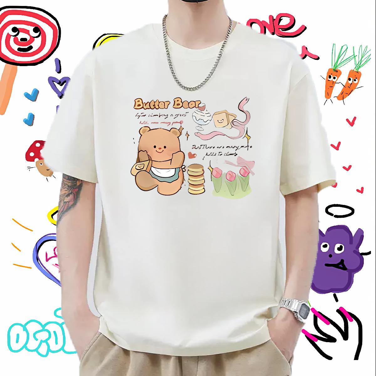 Wholesale Men Tees O-Neck Short Sleeve Cotton Summer Casual T shirt Custom Anime New Designer Clothings