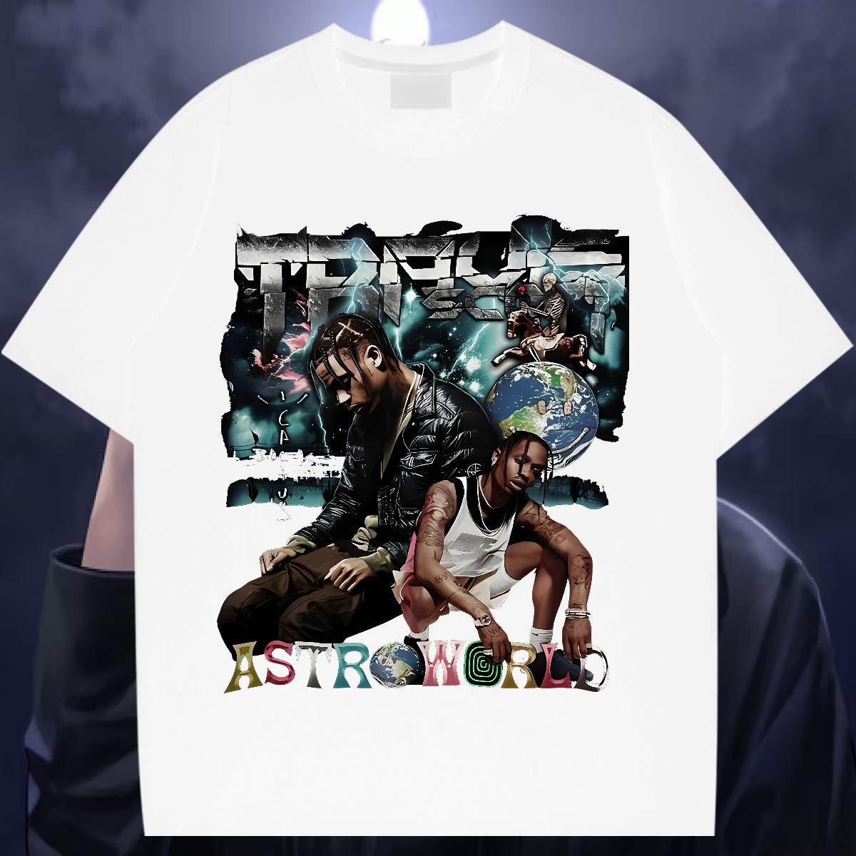 Loose T-Shirts Street Wear Breathable Crew Neck Cotton Mens Tshirts Fashion New Oversized Tops