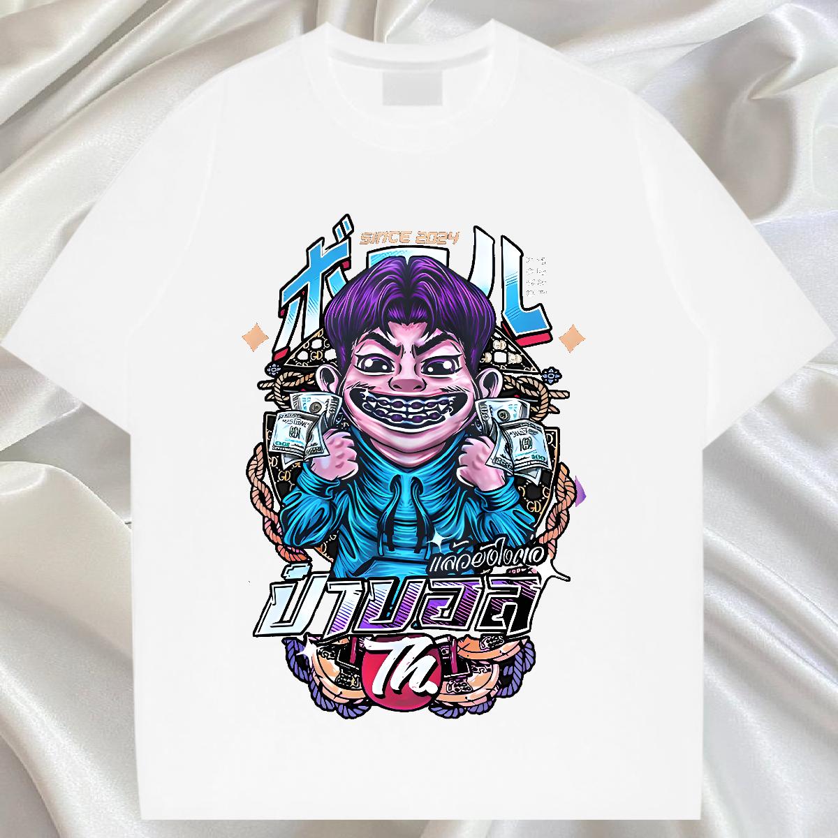 Brand T shirt Short sleeve Cotton Soft Top Shirts Summer Casual 2024 DIY Couples T Shirts Custom Printing