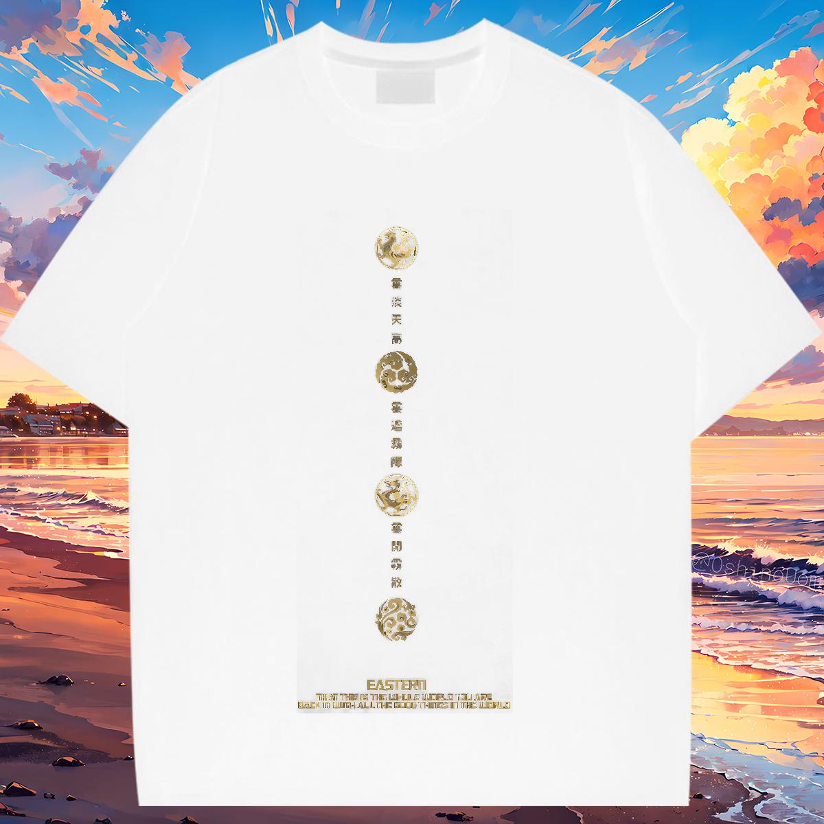 Casual New T-Shirts for Women Cotton Breathable Soft DIY Anime Printed Top Tees Spring Summer Wholesale Woman Tshirt