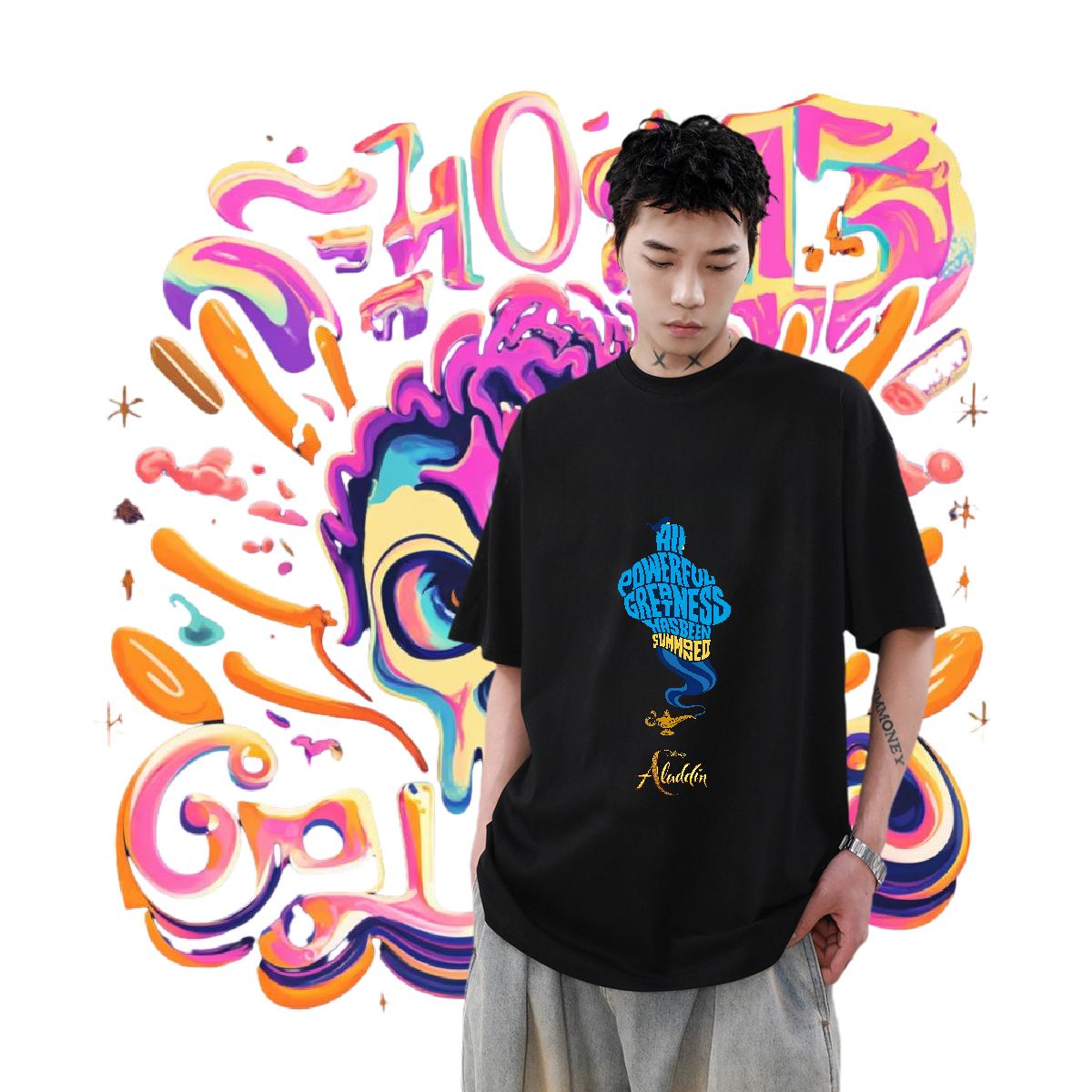 Designer Fashion T-Shirts Customized Print Men Clothes T-Shirt Casual O-Neck Short Sleeve Cotton Soft Tops