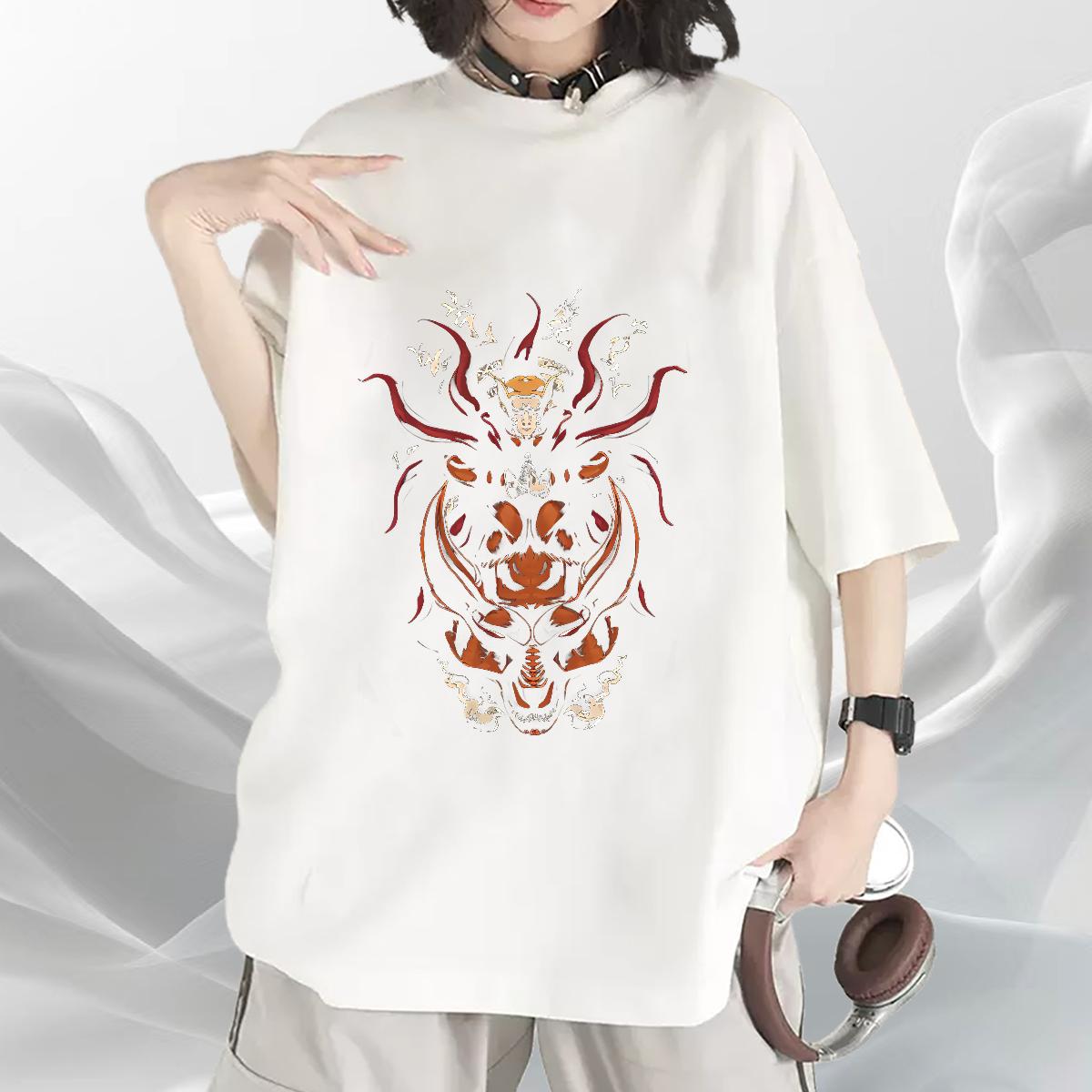 Cotton Breathable Short Sleeve T Shirt For Woman 2024 Casual Womens Tshirts Oversized S-3XL 5A Tee Shirt