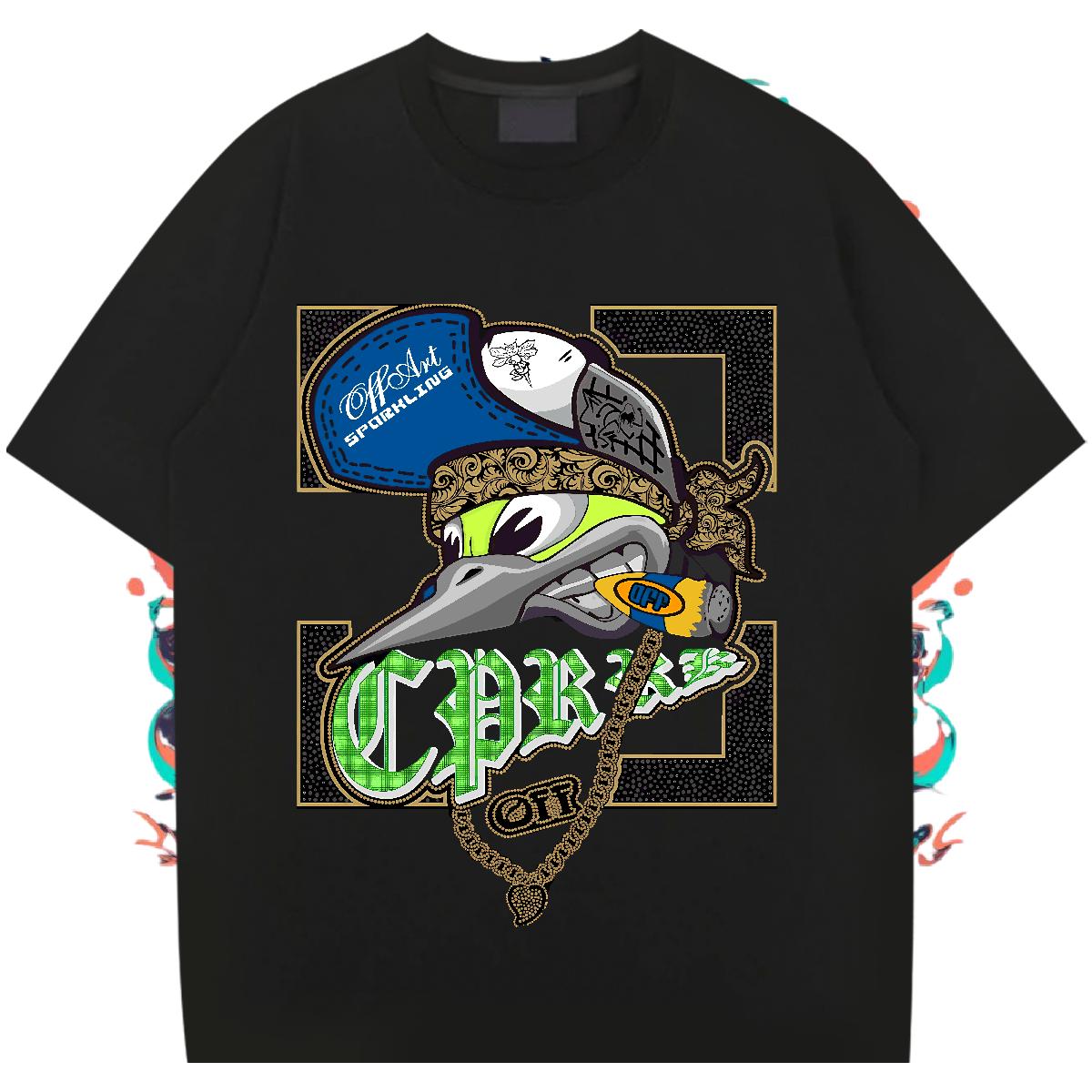 Stylist Men T Shirts Custom Print Plus Size Casual Daily Wear Tshirts Cotton Breathable Wholesale