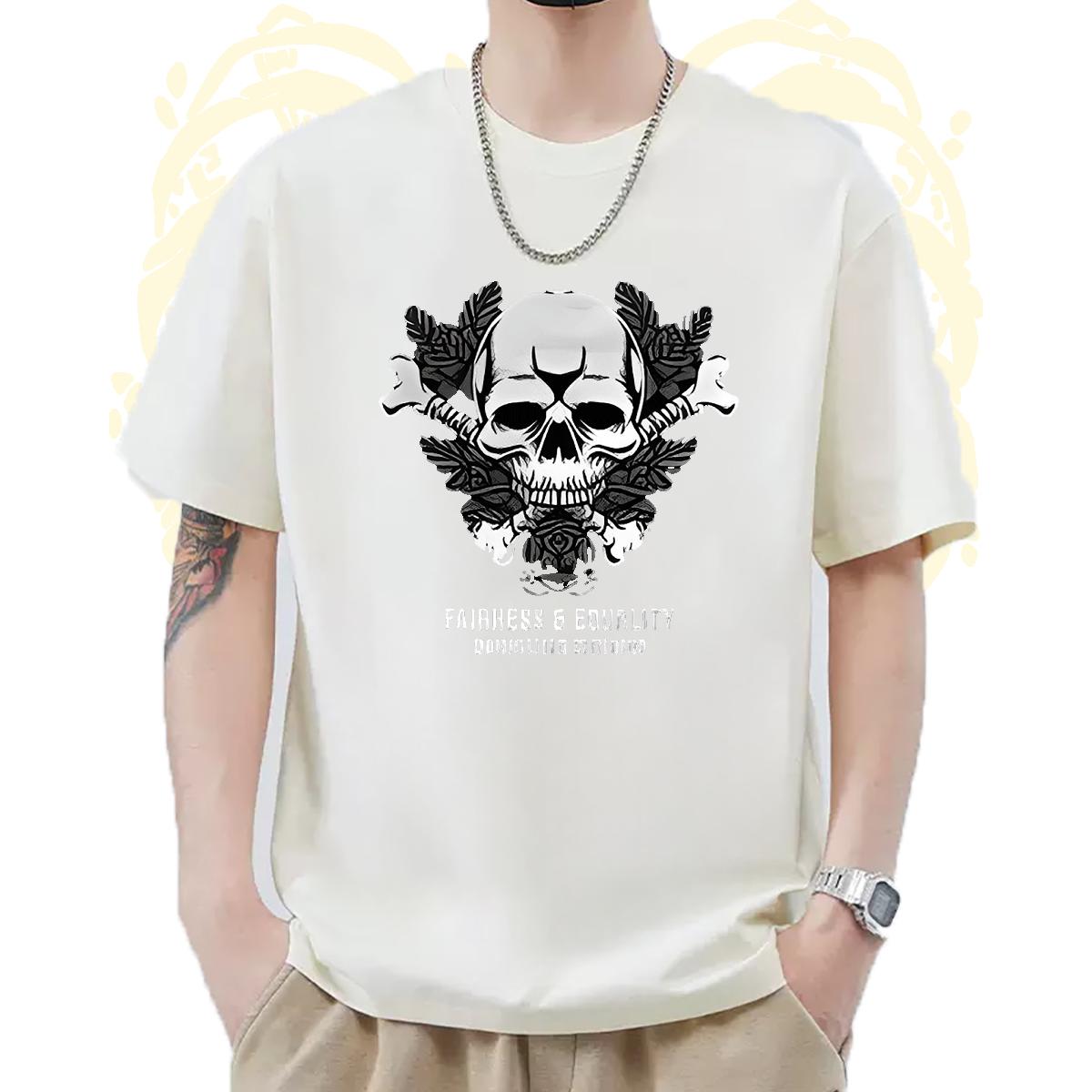 Comfortable T-Shirts Hip Hop Breathable Short Sleeve Men Tees New Arrival DIY Anime Clothes