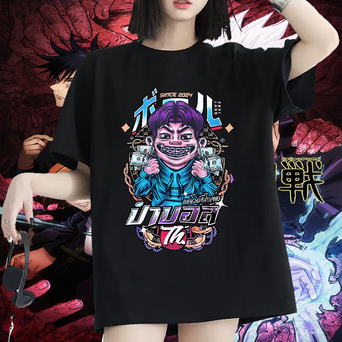 Fashion T Shirt For Woman Breathable Short Sleeve Custom Cartoon Tops Tees Home Outdoor Popular Couples T Shirts