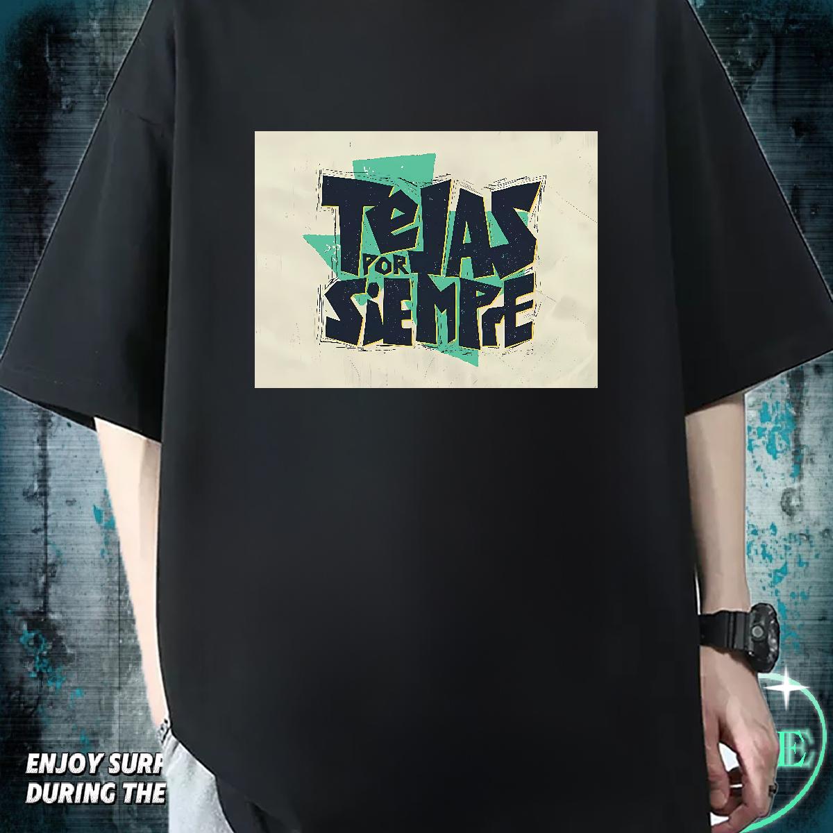 Fashion Casual Mens T Shirts Customized Anime Printing Street Mens Tshirts Breathable Short Sleeve Popular