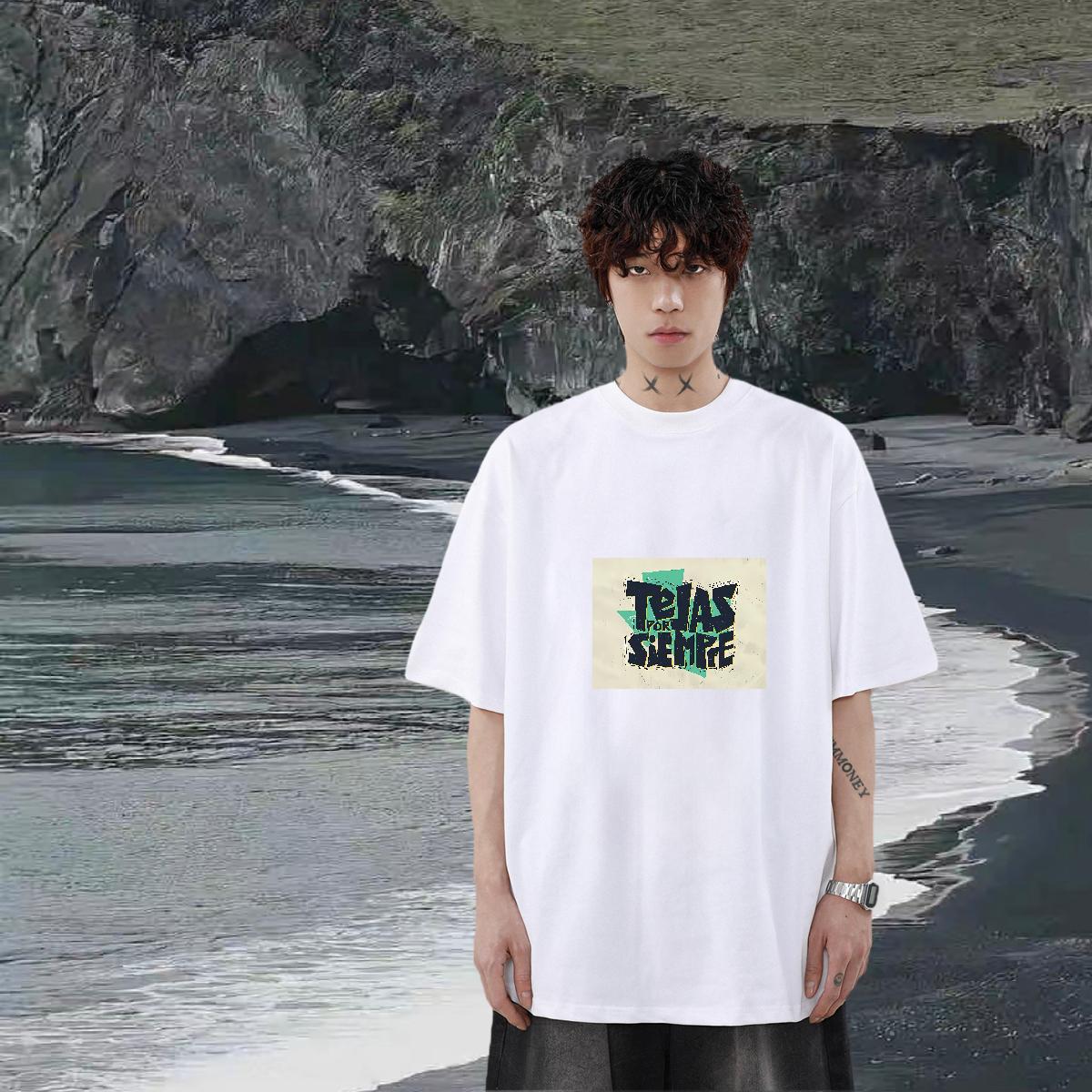 Brand Men Tops Tees Cotton Breathable Short Sleeve Hip Hop Man T Shirts DIY Printed New Polos