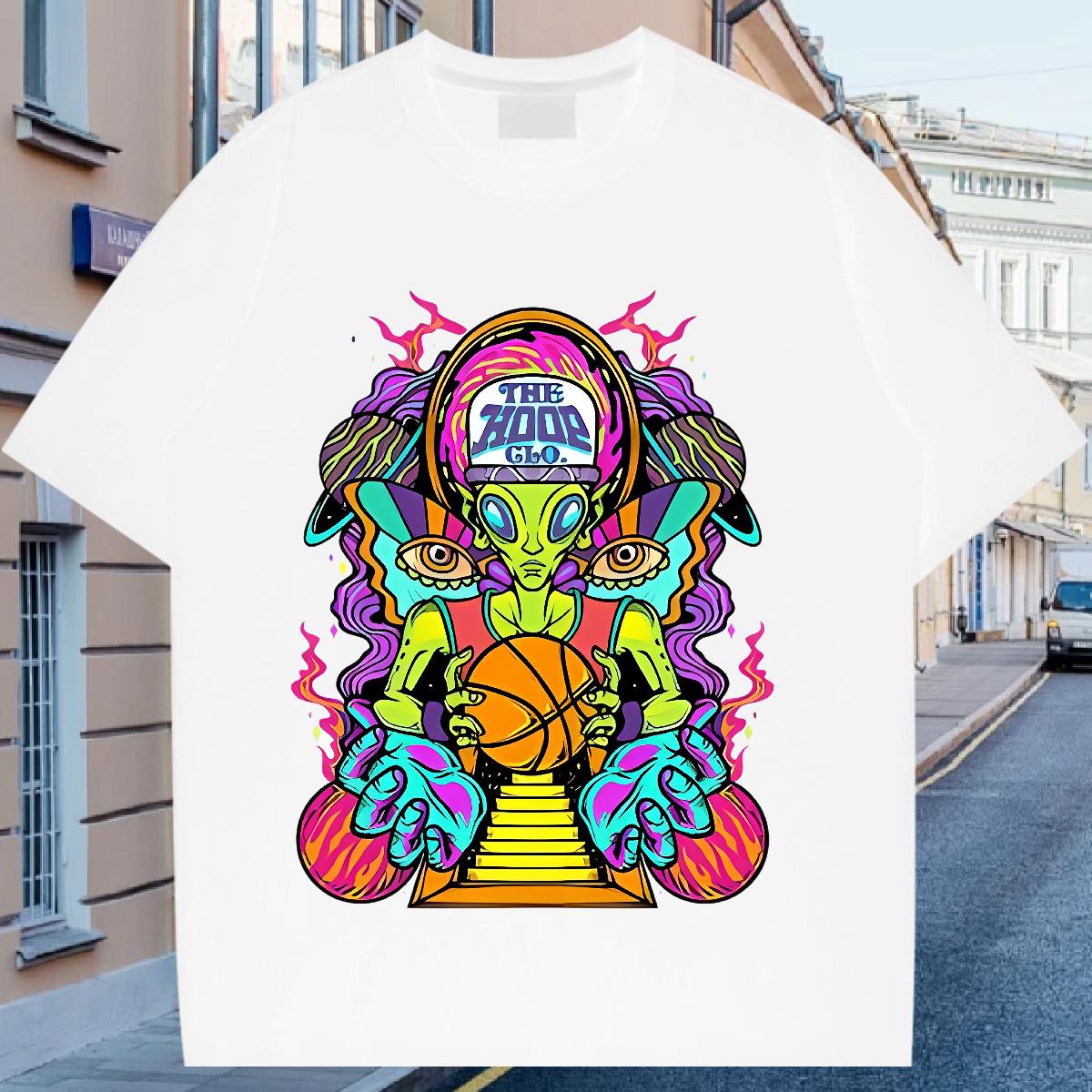 Cool T Shirt For Man Beach Breathable Short Sleeve Couples T Shirts Casual New Custom Cartoon Polos