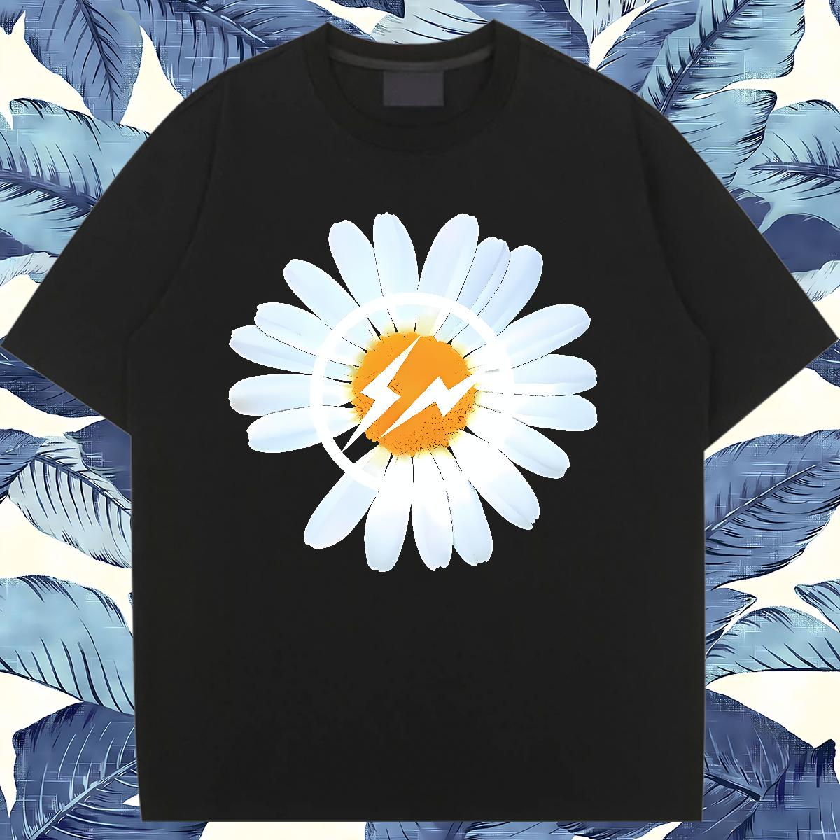 Popular T Shirt For Woman Short Sleeve Cotton O-Neck Clothes Shirt Daily Wear 2024 Couples T Shirts Custom Printing