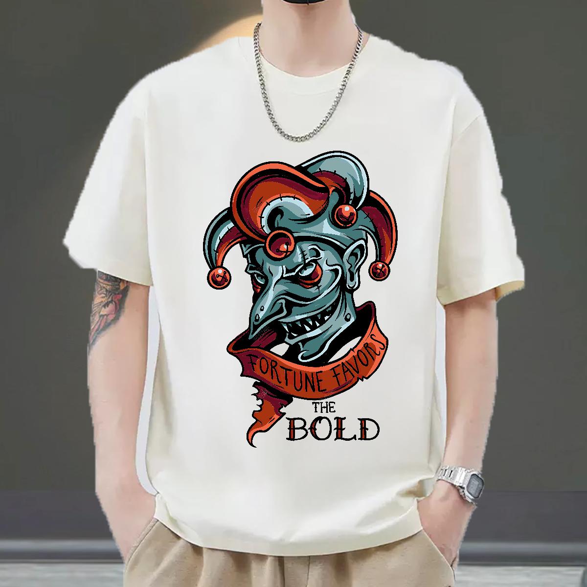 Cool Couples T Shirts Breathable Crew Neck Cotton Hip Hop Street T-Shirts Skull Customized Clothes