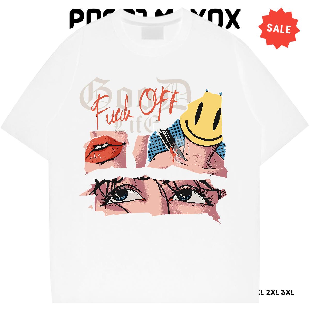 Loose Fit Men Tees Round Neck Short Sleeve Hip Hop Street T shirt Cartoon Printing S-3XL Casual New Tees Shirts