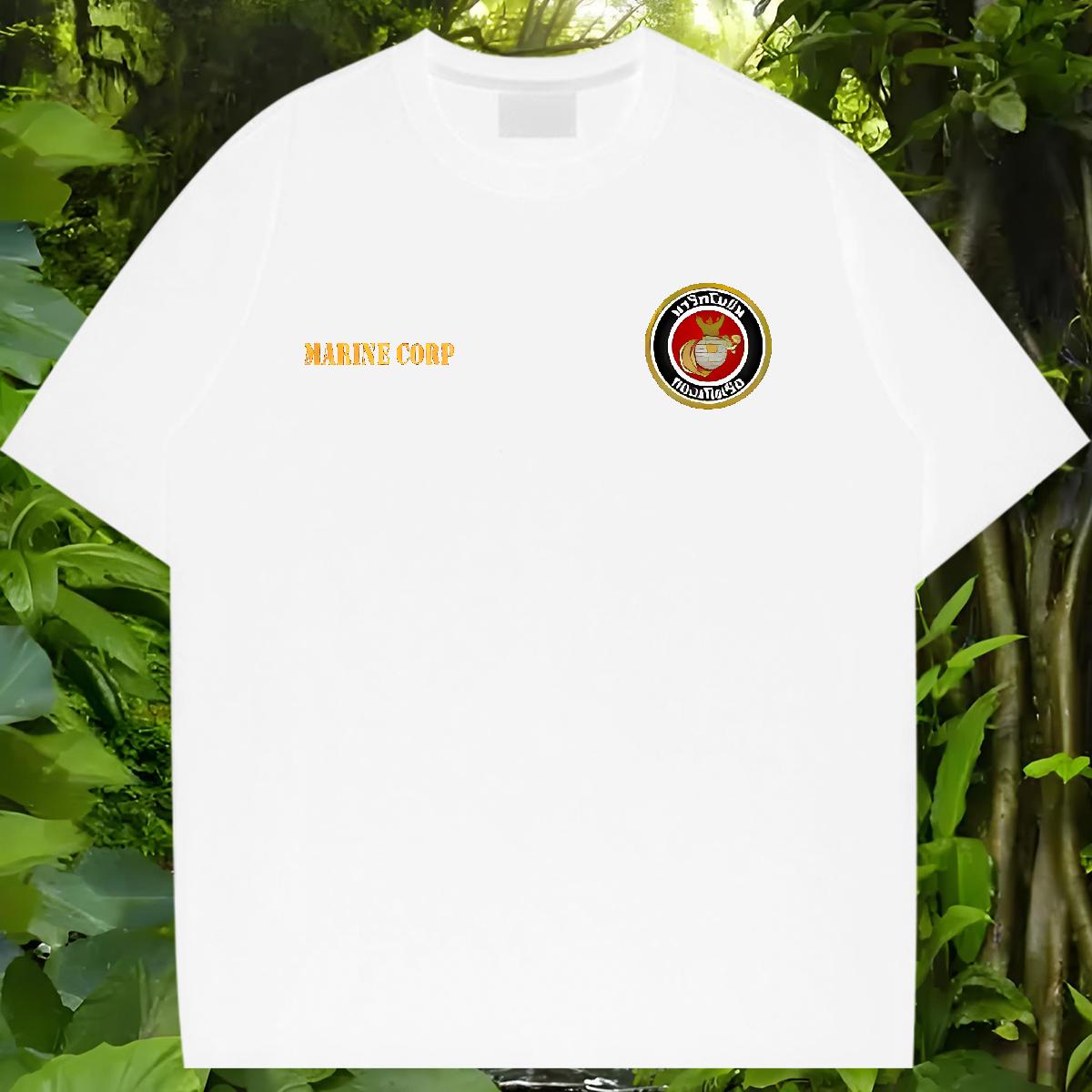 Cotton O Neck Short Sleeves T-Shirts for Women New Arrival Casual Sport Tshirt for Man Woman Customized Print Loose Tee Shirt