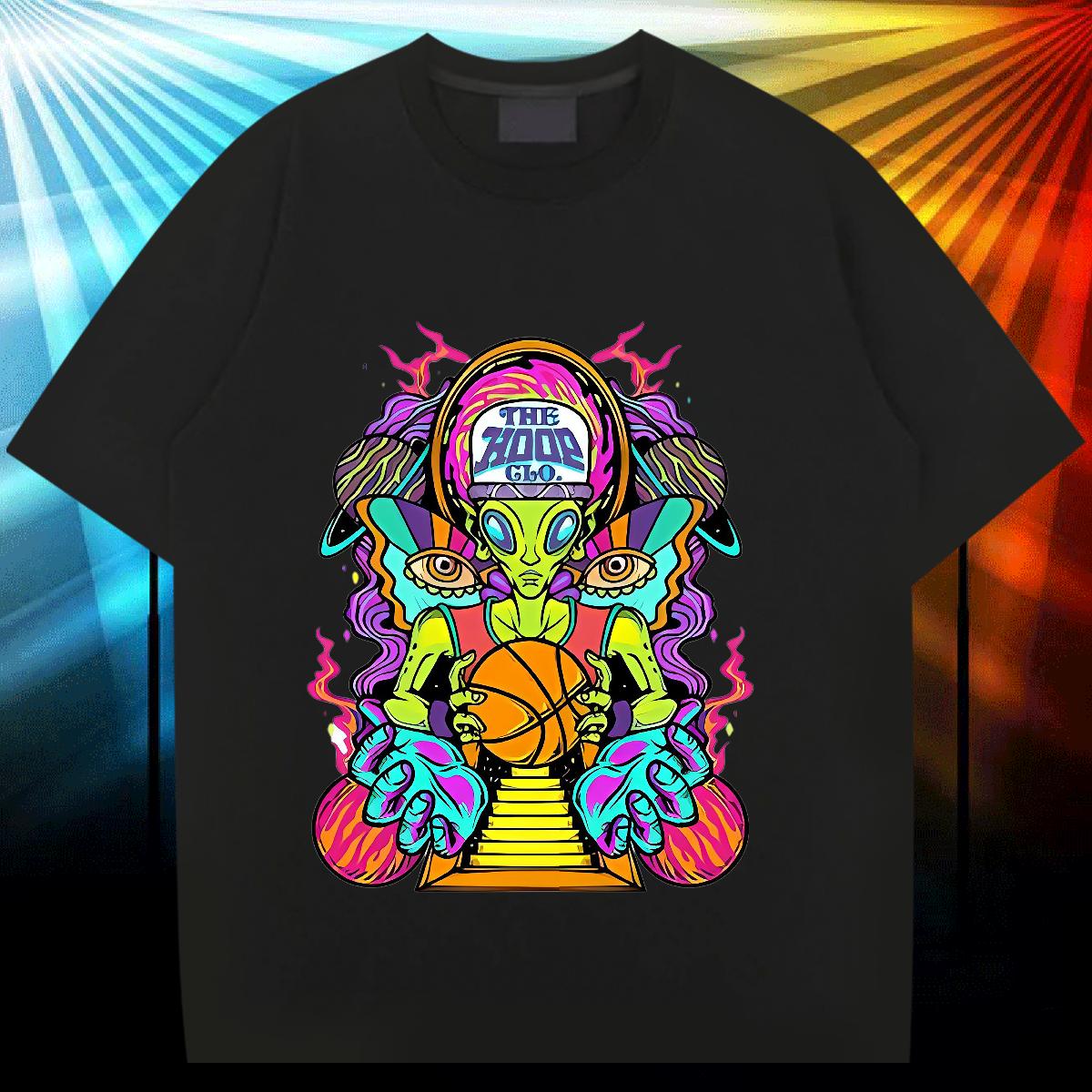 Classic Casual Mens T Shirts Anime Daily Wear Men Tops Tees Breathable Crew Neck Cotton Popular