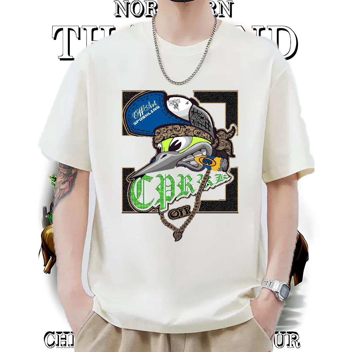 Fashion New T-Shirts for Men Asian Size Mens Tshirts Anime Printing Street Short sleeve Cotton Soft Comfortable Tees