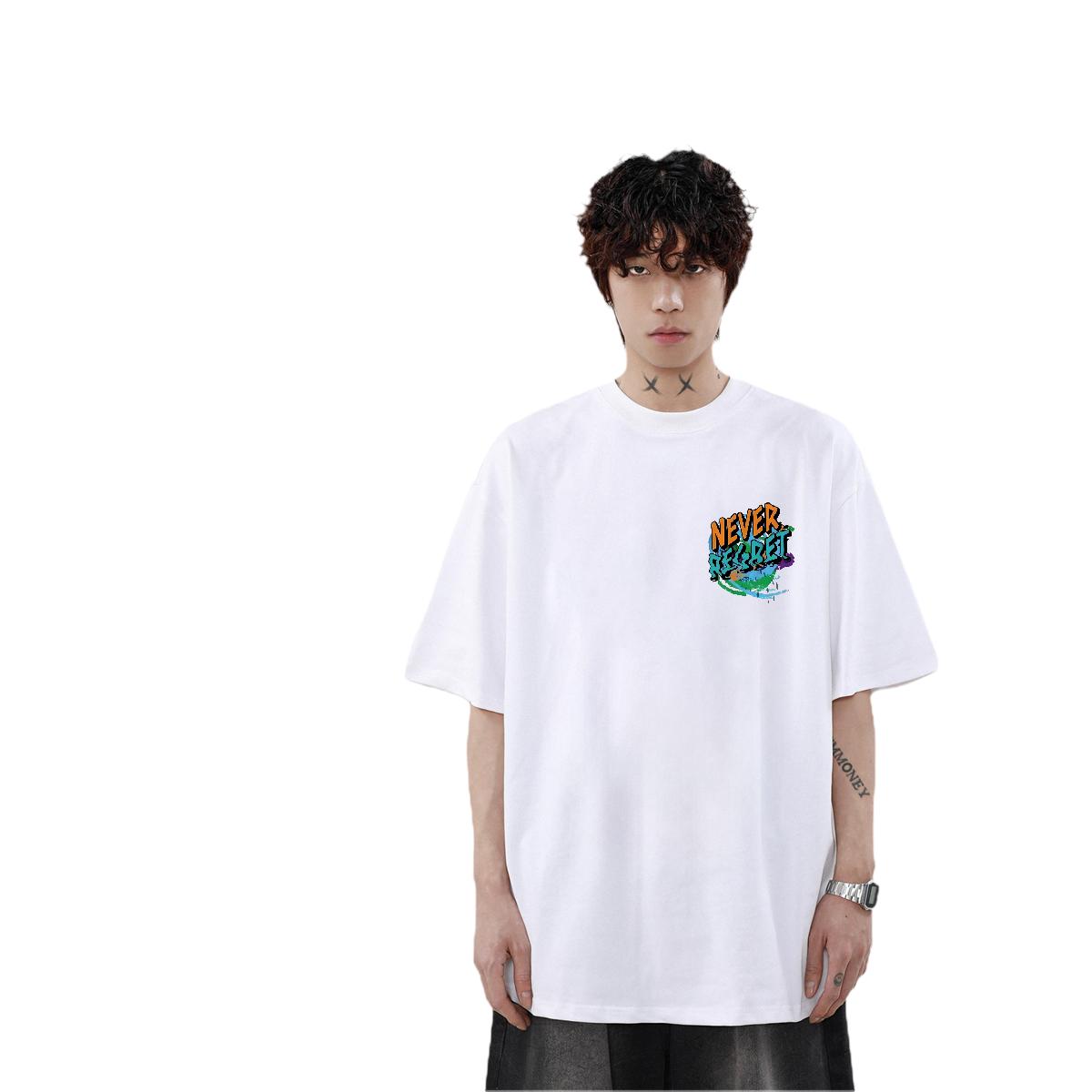 High Quality Tshirt for Man Woman Breathable Crew Neck High Street Hip Hop T-Shirts White Plus Size Casual New Tees Shirts