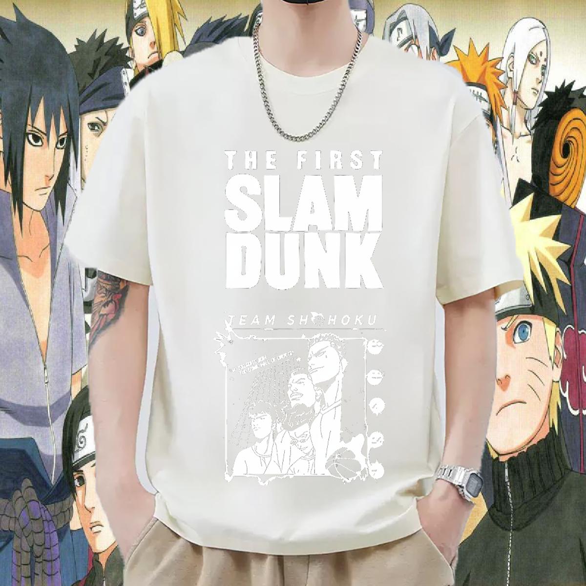 Brand T-Shirts Home Outdoor Round Neck Short Sleeve Men Tees Fashion Anime Print Tshirts