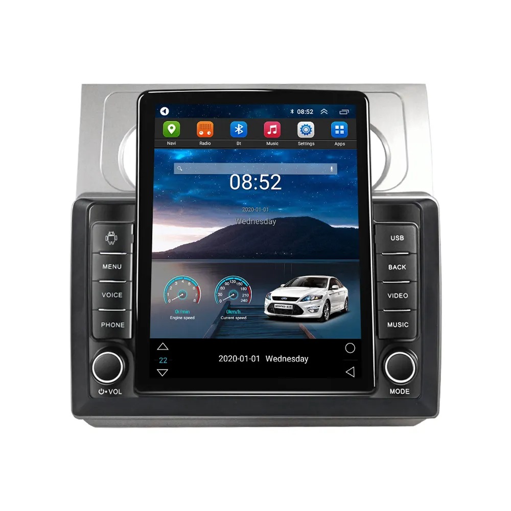 8 CORE Car Video Radio Multimedia Player Autoradio Android 13 for Volkswagen VW Touran 1 2003-2010 Tesla Style IPS Navi GPS 2 Din BT