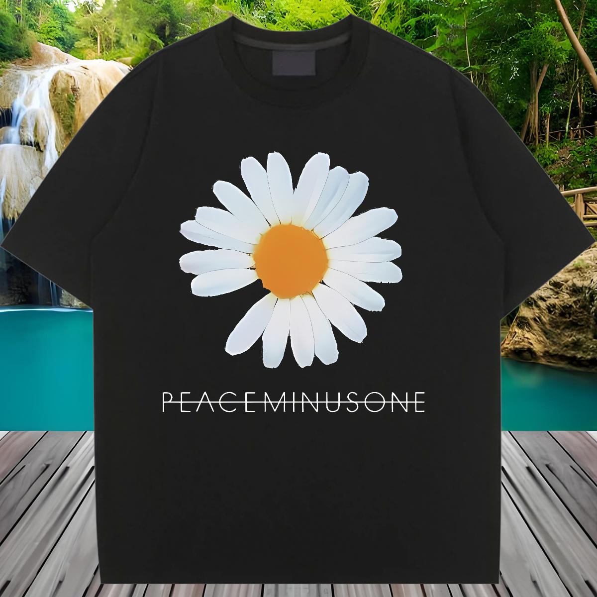 Short sleeve Cotton Soft Womens T Shirts 2024 Casual Sports Casual Lady T shirt Cartoon Floral Printing Unisex Tshirts