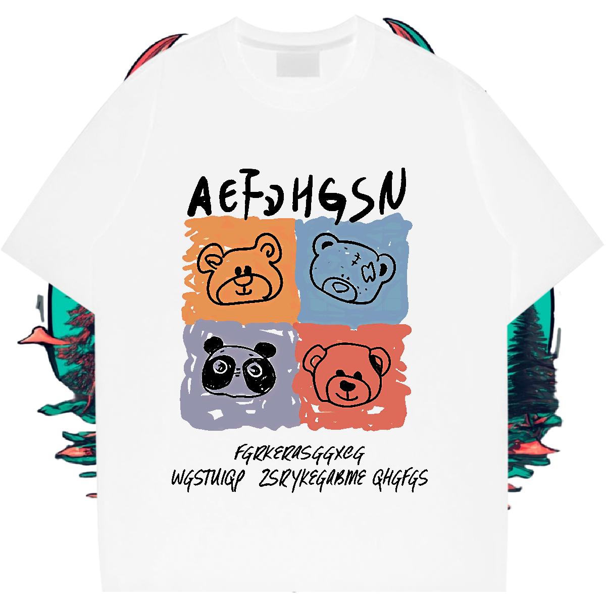 Fashion Man T Shirts Custom Print Plus Size Men Tshirts Spring Summer Cotton Breathable Soft Unisex Tops Shirt