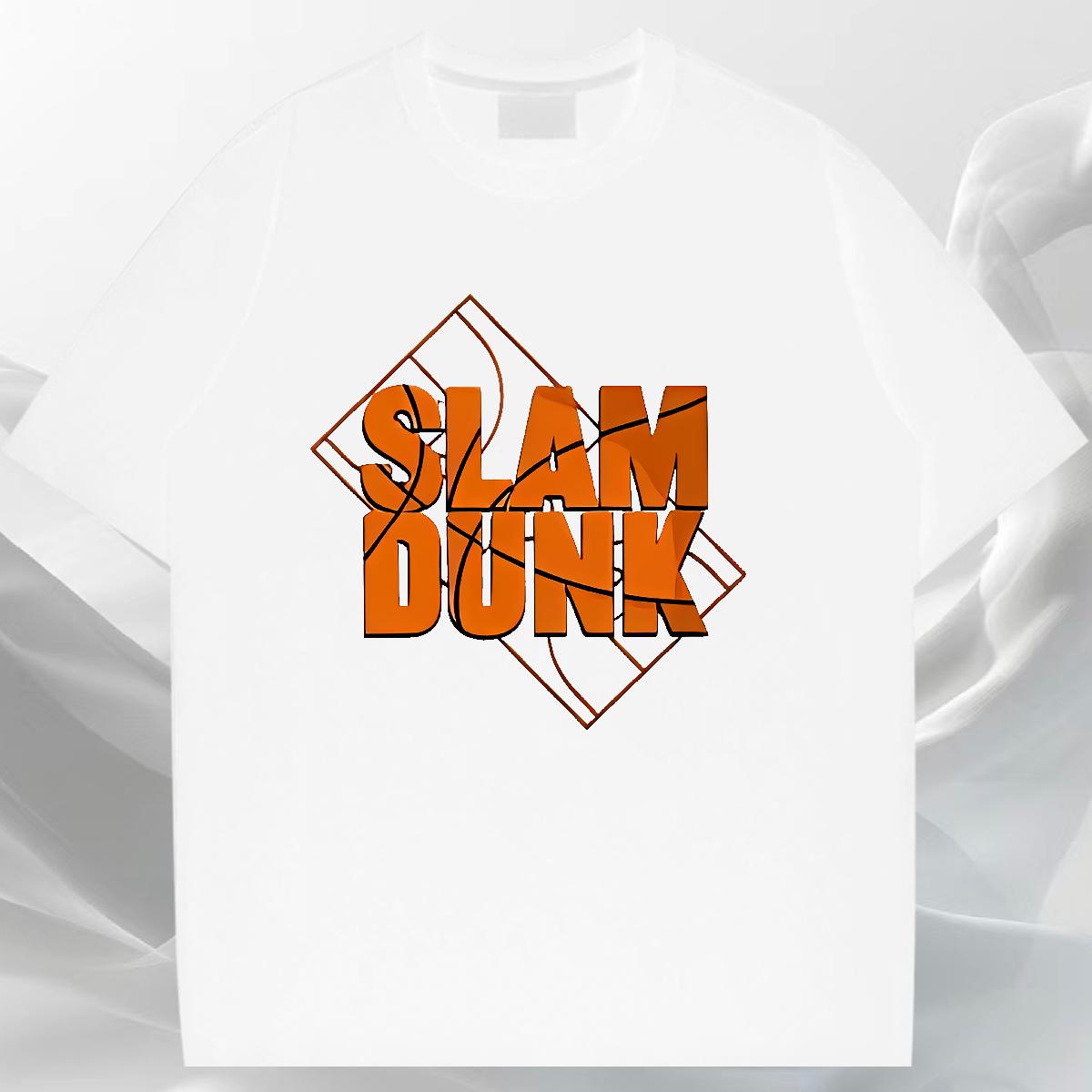 Popular T Shirts Men Anime Printing Street Cotton Breathable Men Tees Casual New Black White Polos