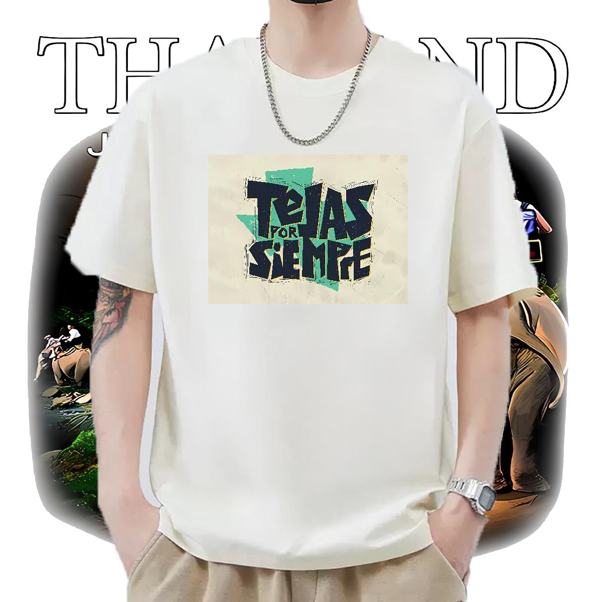 Fashion New T shirt DIY Printed Mens Tshirts Street wear Hip Hop Breathable Crew Neck Cotton 5A Tops Tees