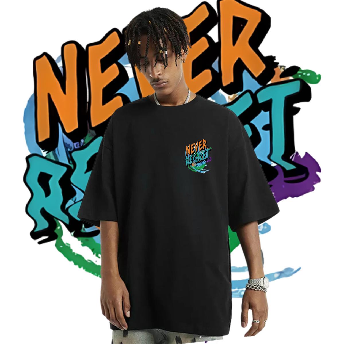 New T shirt DIY Printed Mens Tshirts Casual Daily Wear Cotton Breathable Short Sleeve Brand Clothes